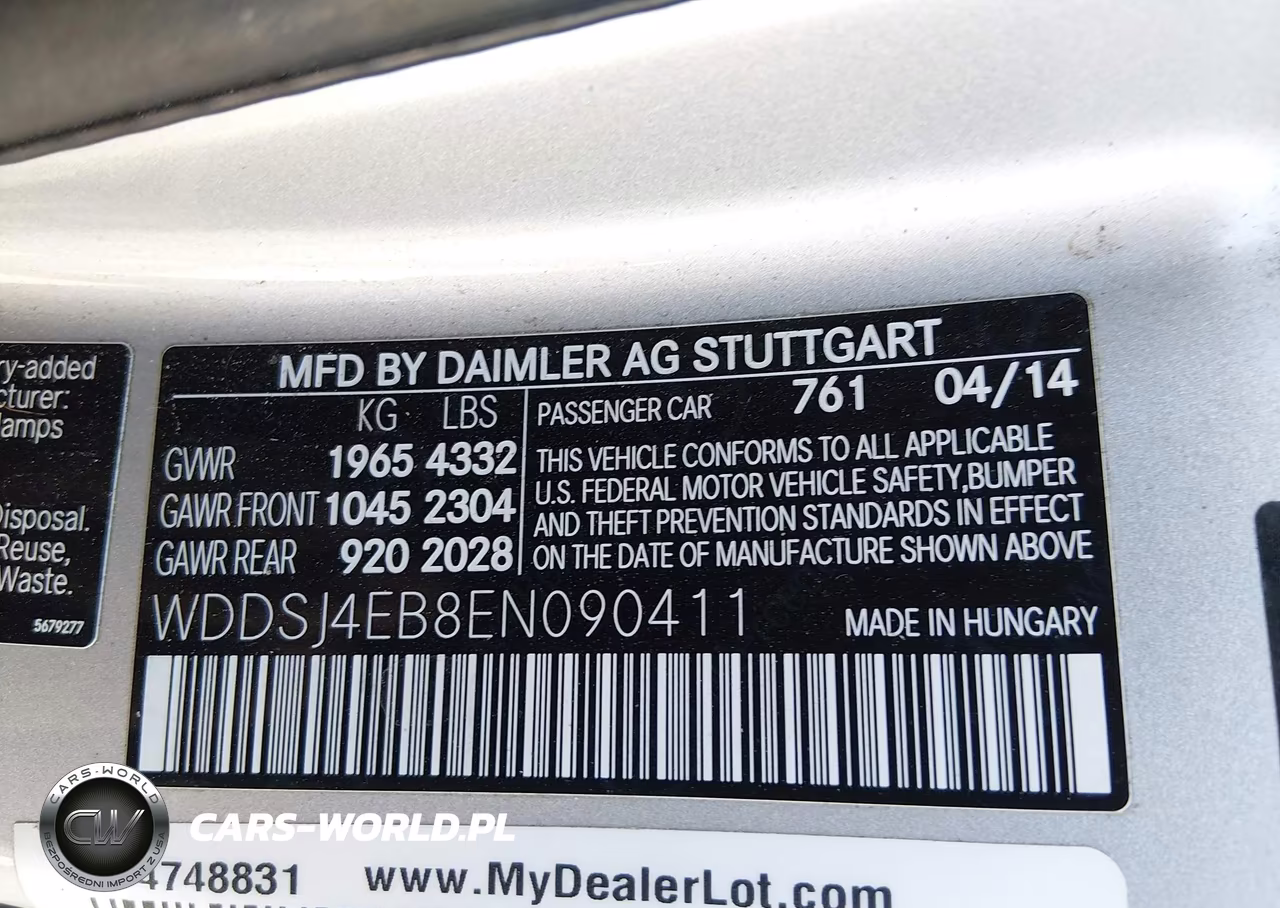2014 Mercedes-Benz Cla 250 VIN:WDDSJ4EB8EN090411 - 9