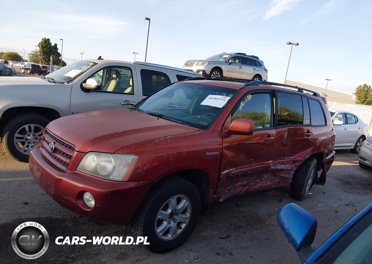 2002 Toyota Highlander Limited V6 VIN:JTEHF21A620084845 - 2
