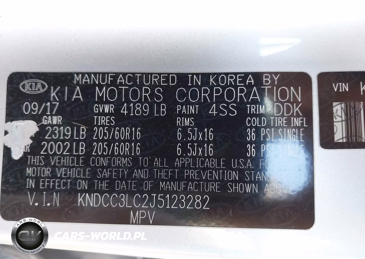 2018 Kia Niro Ex VIN:KNDCC3LC2J5123282 - 9
