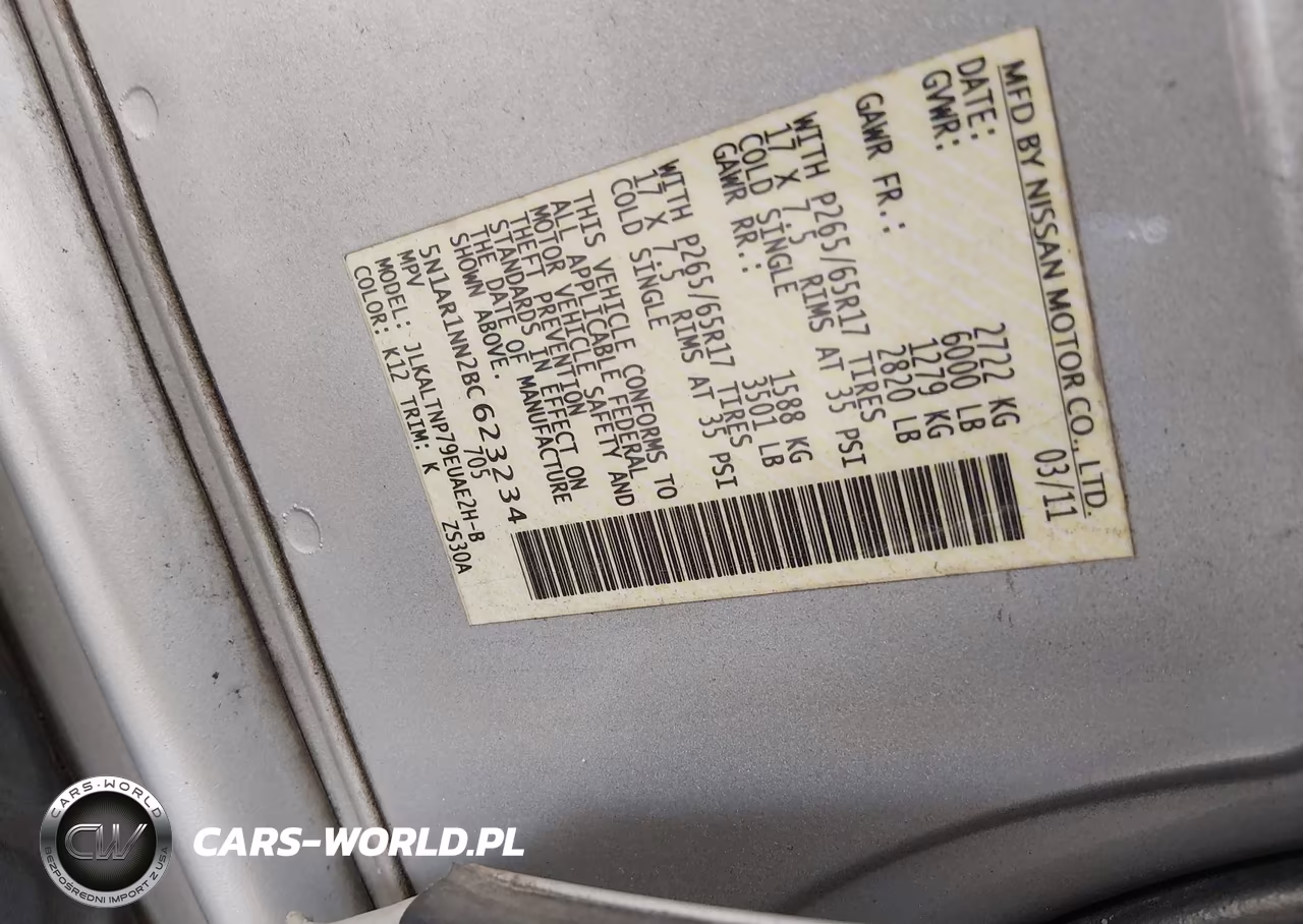 2011 Nissan Pathfinder Silver VIN:5N1AR1NN2BC623234 - 9