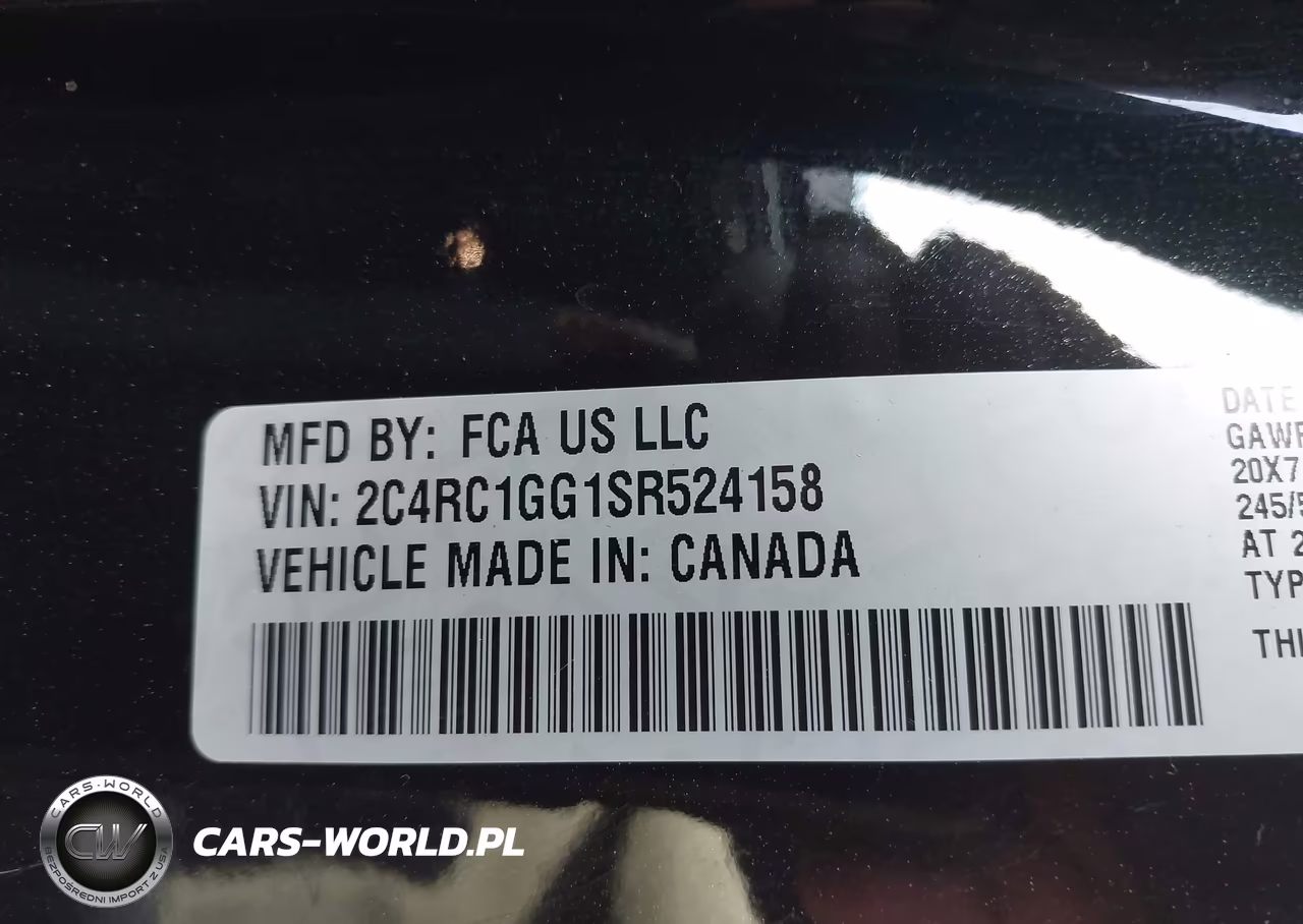 2025 Chrysler Pacifica Limited VIN:2C4RC1GG1SR524158 - 9