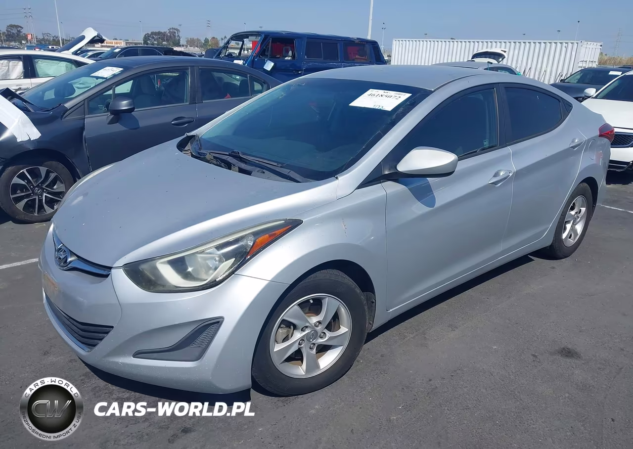 2014 Hyundai Elantra Se VIN:5NPDH4AE0EH459826 - 2