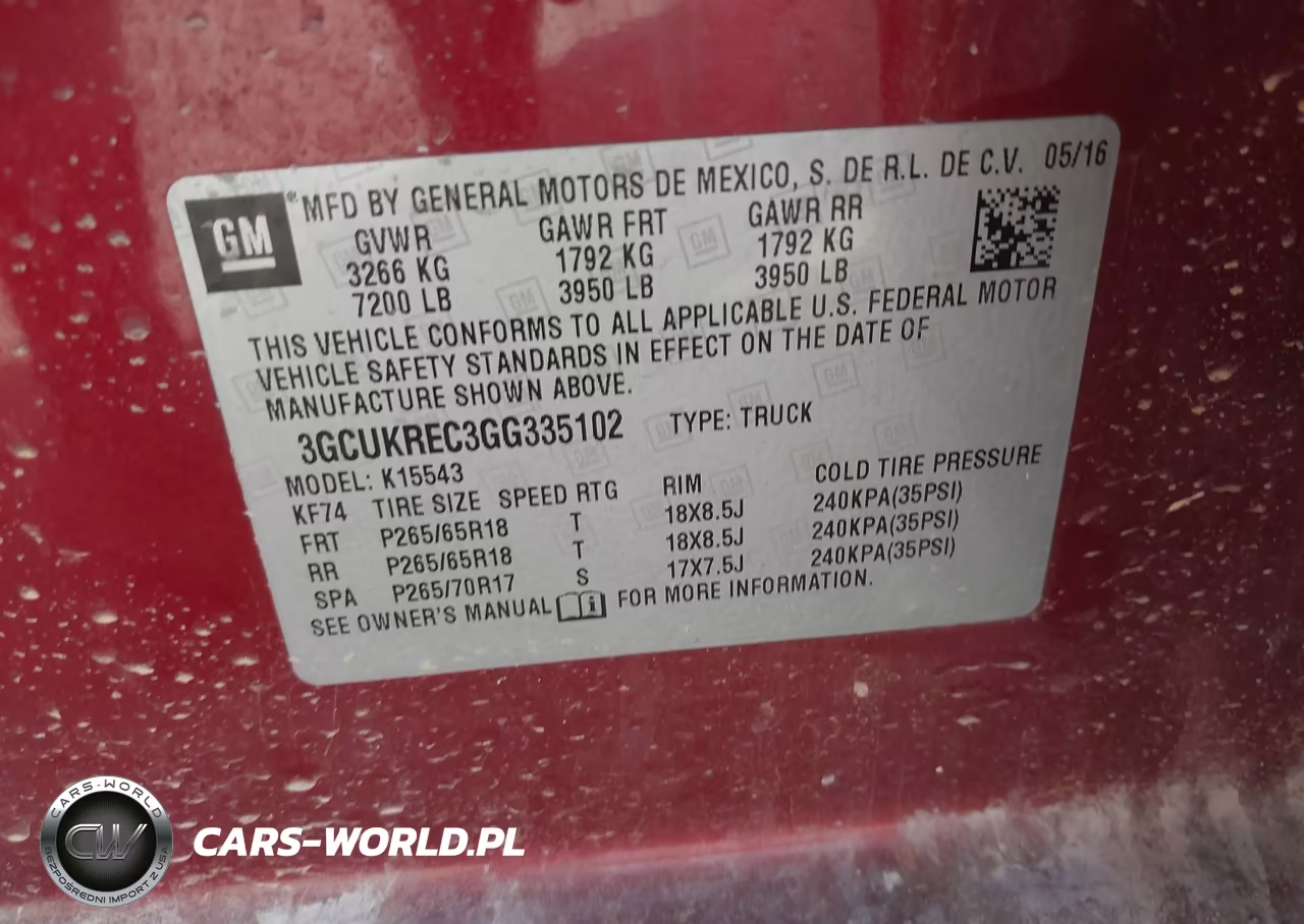 2016 Chevrolet Silverado 1500 1Lt VIN:3GCUKREC3GG335102 - 9