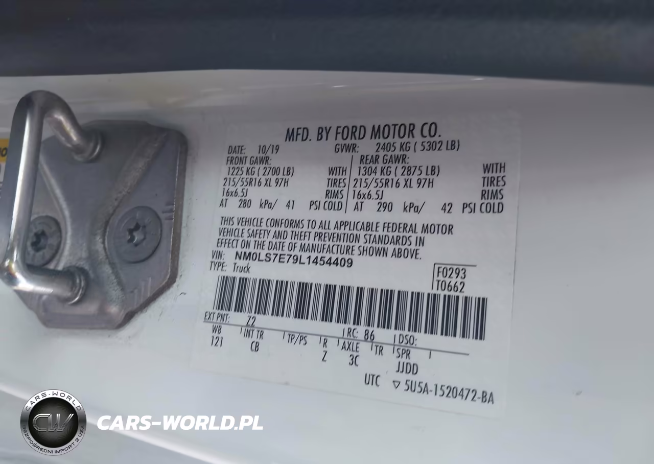 2020 Ford Transit Connect Xl VIN:NM0LS7E79L1454409 - 9