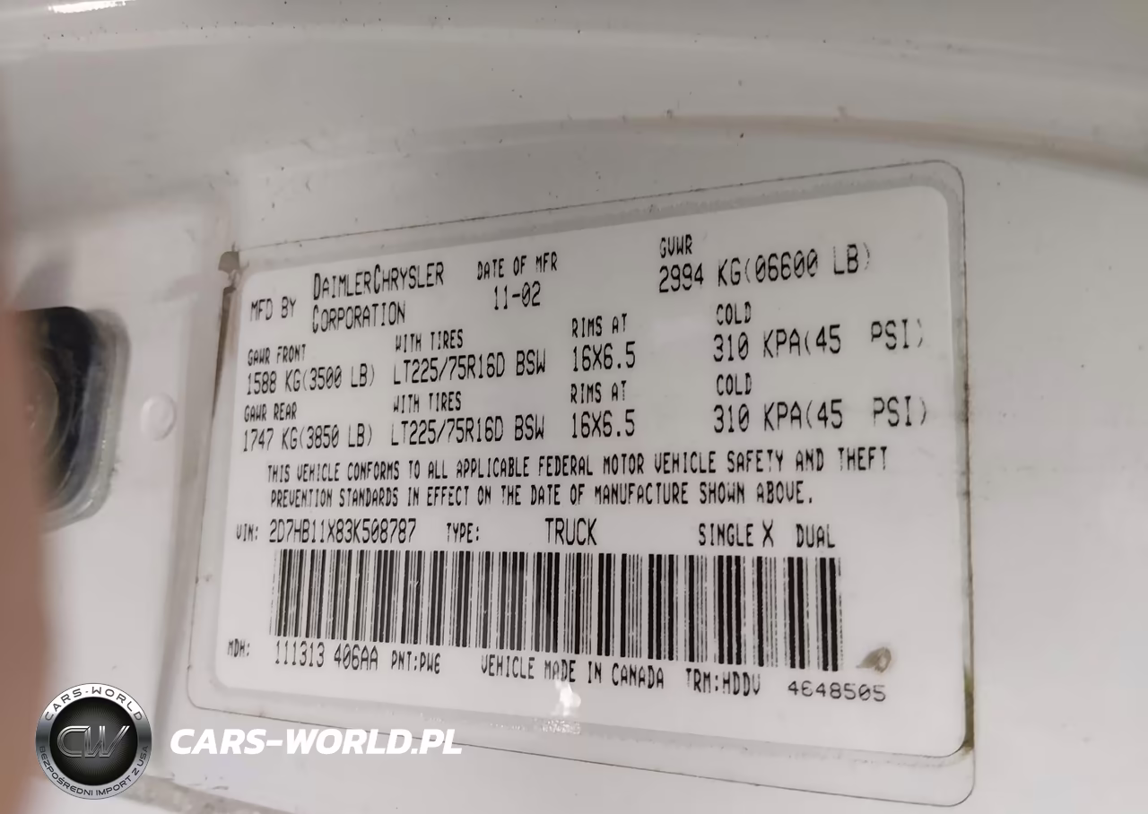 2003 Dodge Ram Van 1500 Conversion VIN:2D7HB11X83K508787 - 9