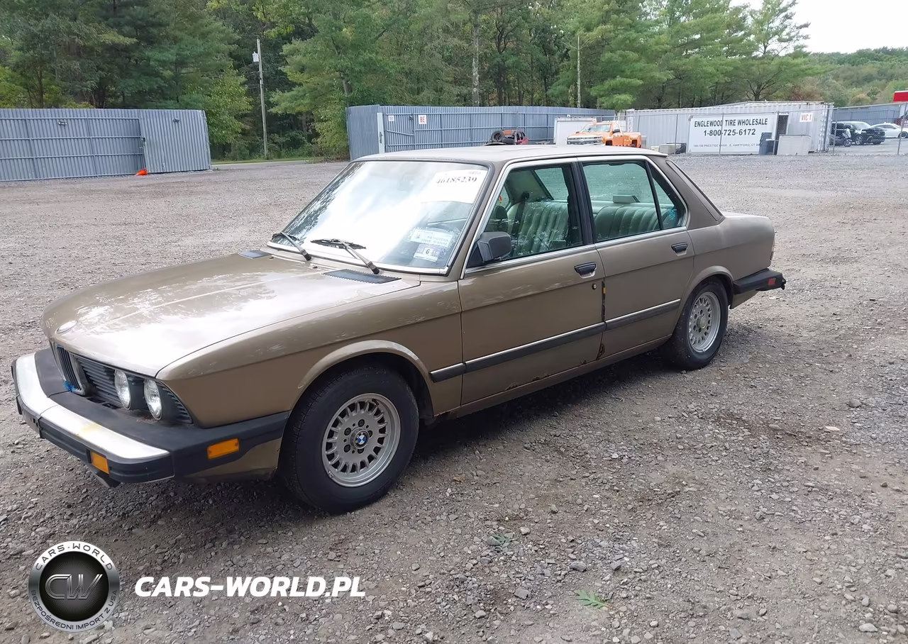 1986 BMW 528 E Automatic VIN:WBADK8307G9705323 - 2
