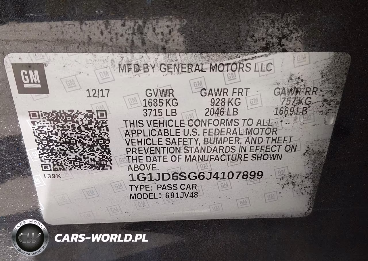 2018 Chevrolet Sonic Lt Auto VIN:1G1JD6SG6J4107899 - 9