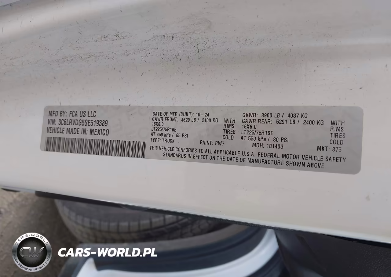 2025 Ram Promaster 2500 Tradesman High Roof 159 Wb W-Pass Seat VIN:3C6LRVDG5SE519389 - 9