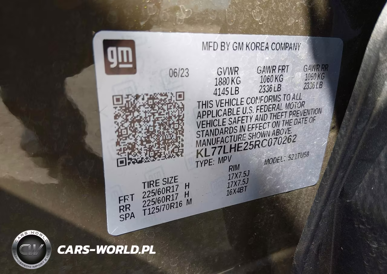 2024 Chevrolet Trax Fwd Lt VIN:KL77LHE25RC070262 - 9