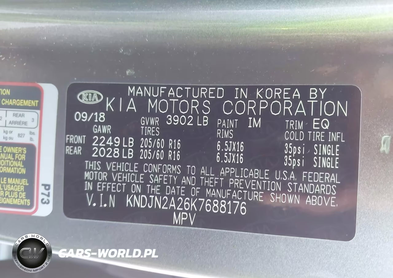 2019 Kia Soul VIN:KNDJN2A26K7688176 - 9