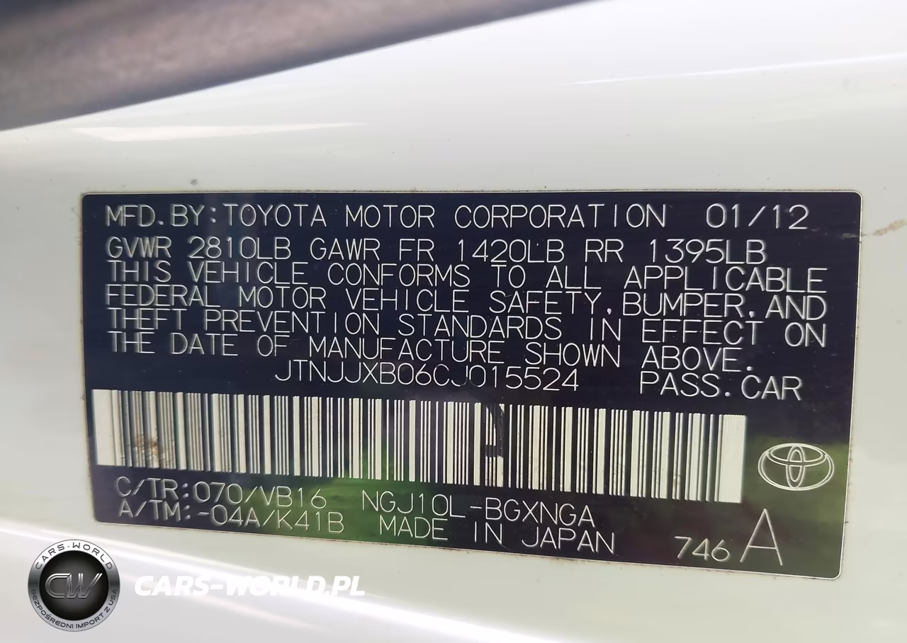 2012 Scion Iq VIN:JTNJJXB06CJ015524 - 9