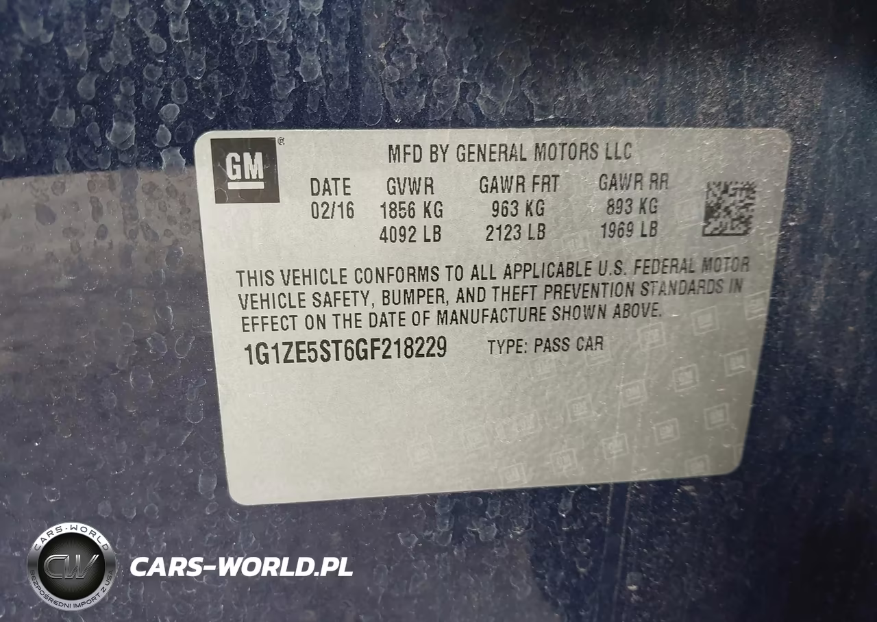 2016 Chevrolet Malibu 1Lt VIN:1G1ZE5ST6GF218229 - 9