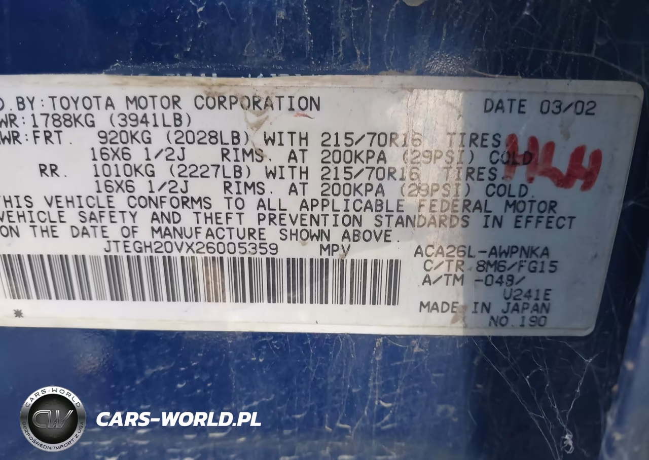 2002 Toyota Rav4 VIN:JTEGH20VX26005359 - 9