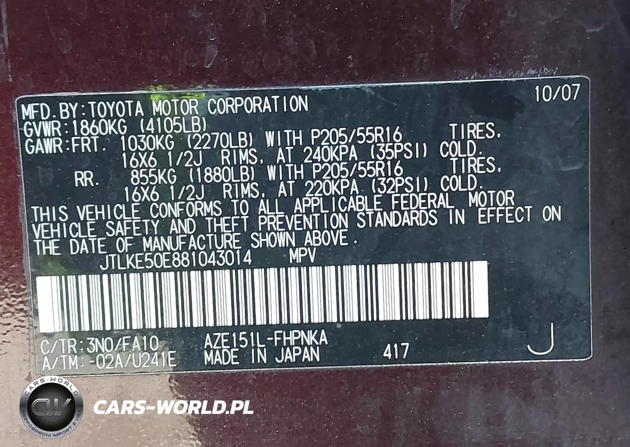 2008 Scion Xb VIN:JTLKE50E881043014 - 9