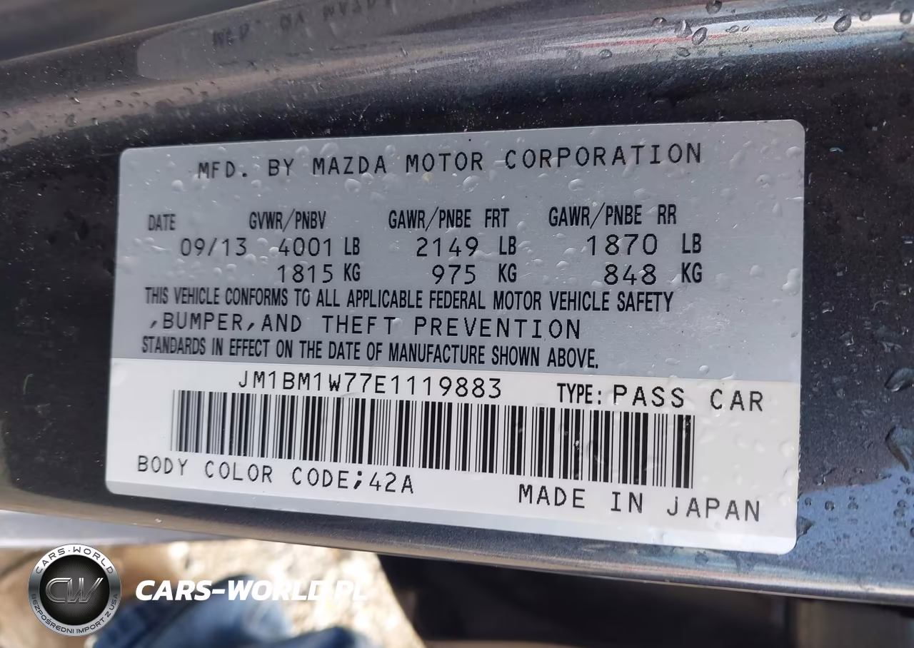 2014 Mazda Mazda3 I Grand Touring VIN:JM1BM1W77E1119883 - 9