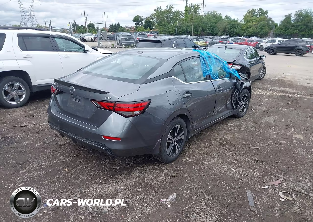 2021 Nissan Sentra Sv Xtronic Cvt VIN:3N1AB8CV6MY328090 - 4
