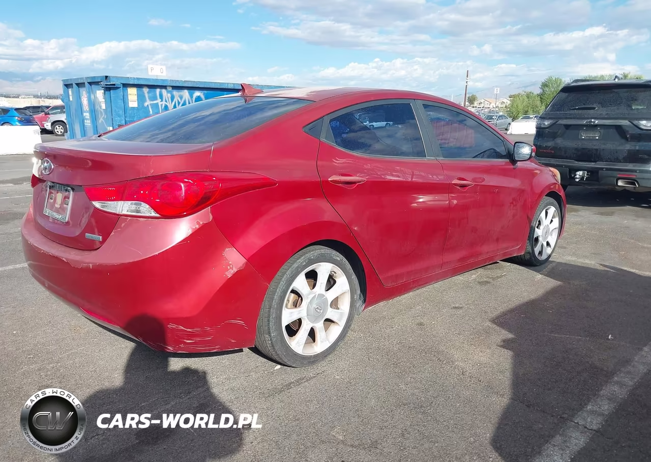 2012 Hyundai Elantra Limited (Ulsan Plant) VIN:KMHDH4AE0CU186966 - 4