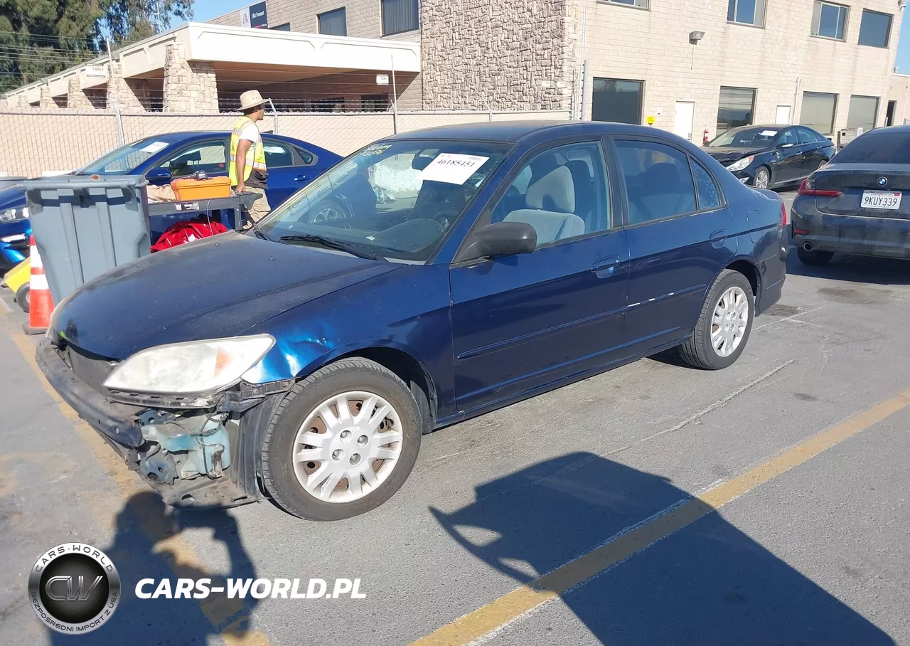 2005 Honda Civic Lx VIN:2HGES16585H510108 - 2