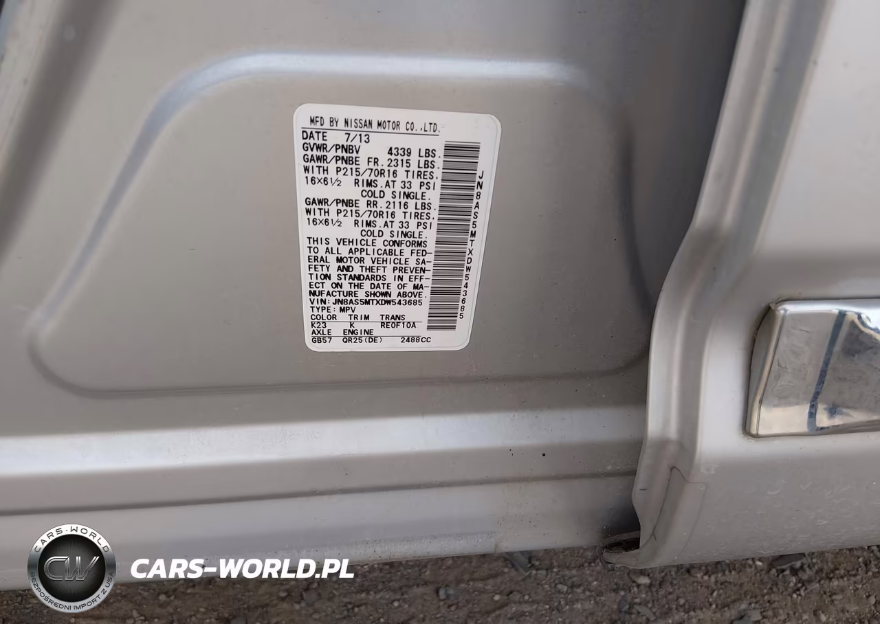 2013 Nissan Rogue S VIN:JN8AS5MTXDW543685 - 9