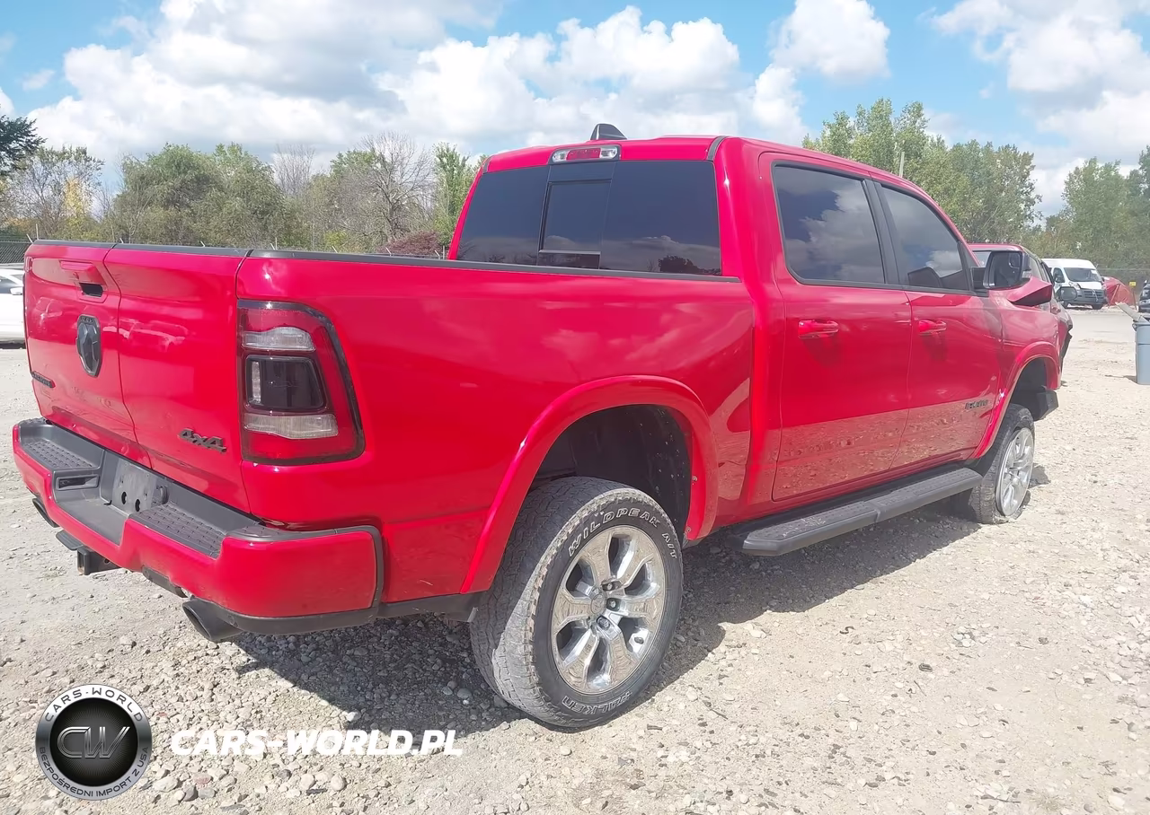2021 Ram 1500 Laramie 4X4 5'7 Box VIN:1C6SRFJT3MN627205 - 4