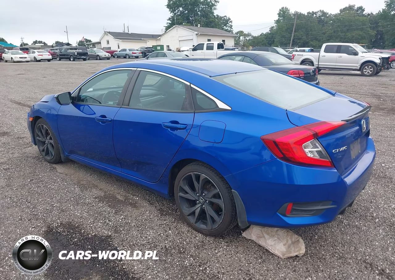 2020 Honda Civic Sport VIN:19XFC2F86LE205635 - 3