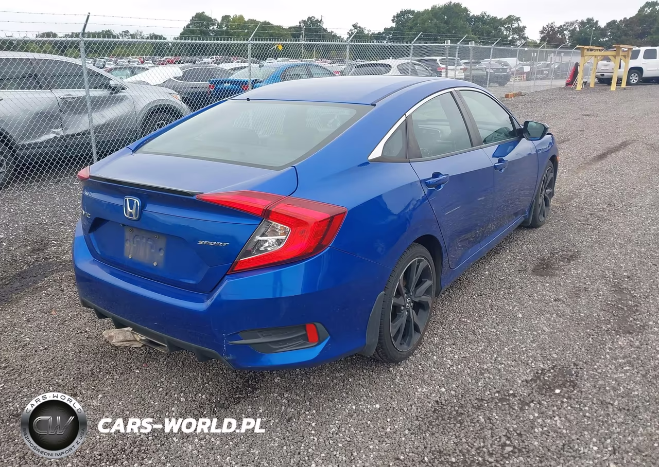 2020 Honda Civic Sport VIN:19XFC2F86LE205635 - 4