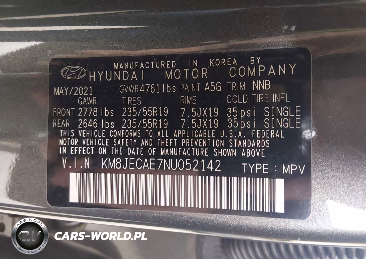 2022 Hyundai Tucson Limited VIN:KM8JECAE7NU052142 - 9