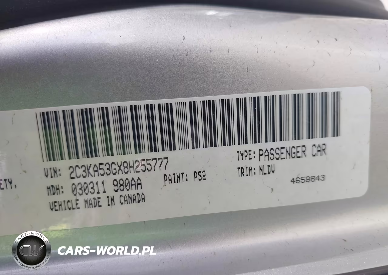 2008 Chrysler 300 Touring VIN:2C3KA53GX8H255777 - 9