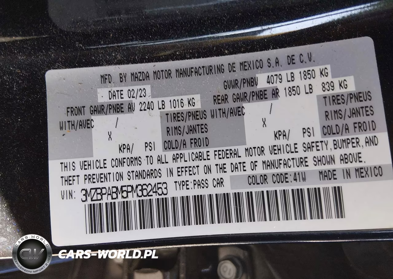 2023 Mazda Mazda3 2.5 S Select VIN:3MZBPABM5PM362453 - 9