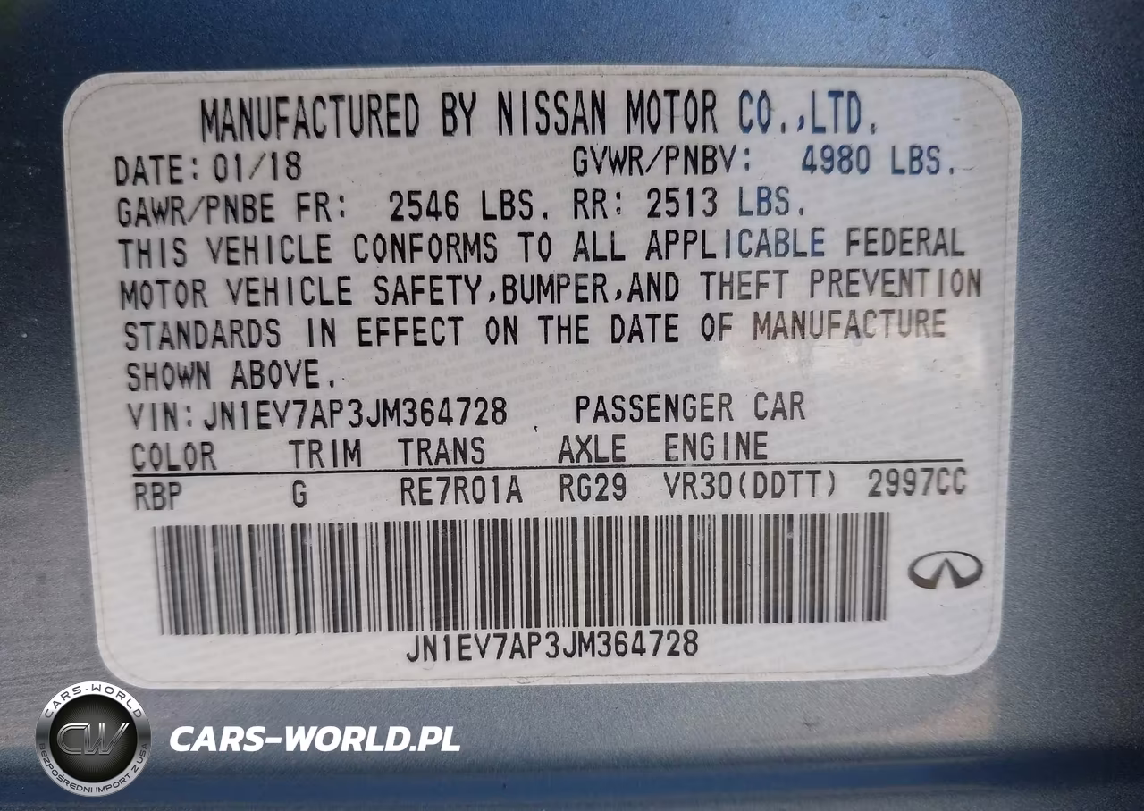2018 Infiniti Q50 3.0T Luxe VIN:JN1EV7AP3JM364728 - 9