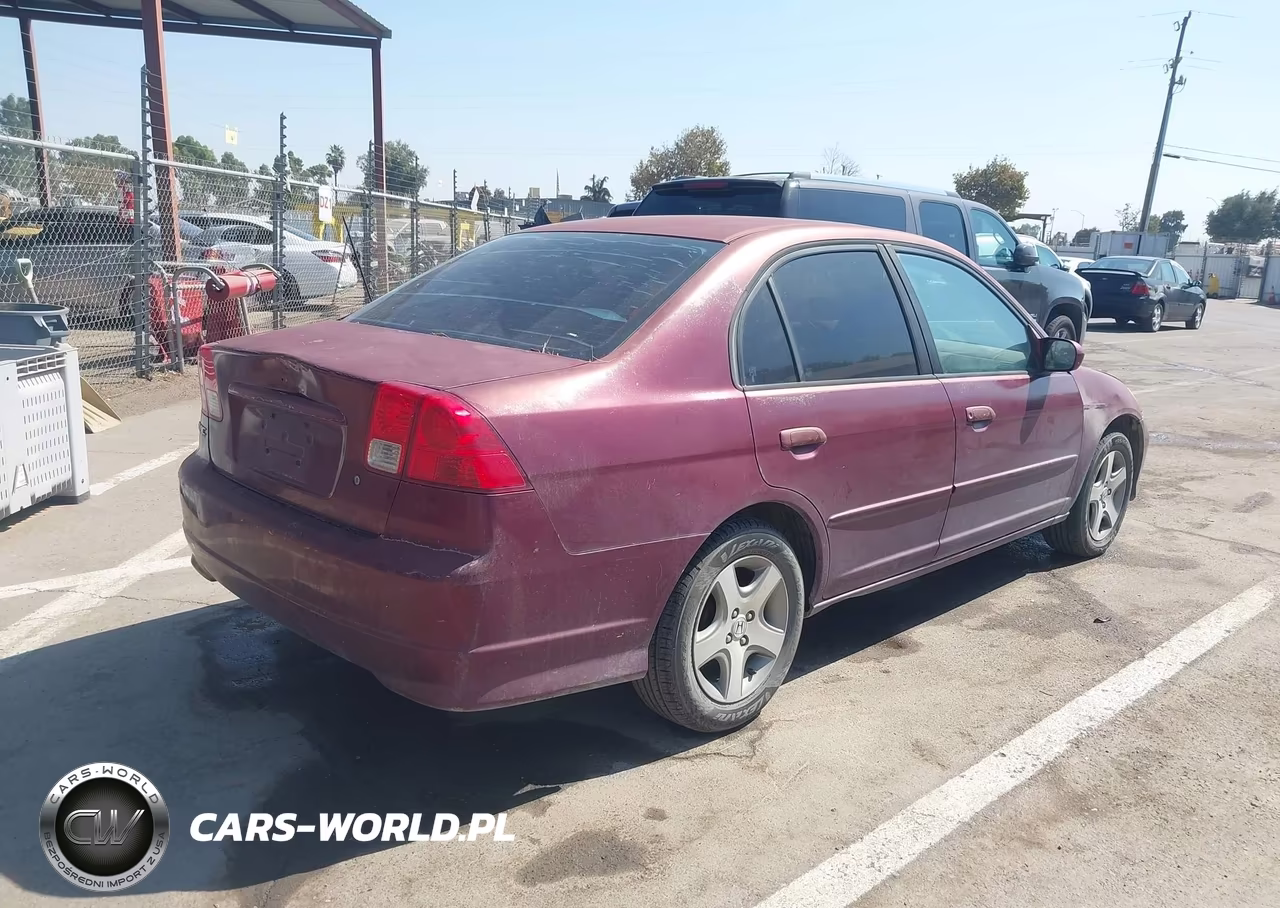 2004 Honda Civic Ex VIN:2HGES26724H621453 - 4
