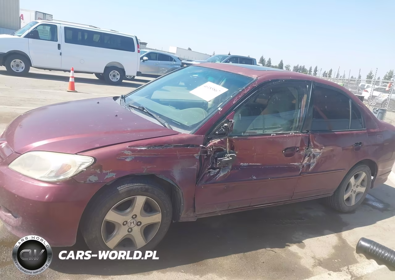 2004 Honda Civic Ex VIN:2HGES26724H621453 - 6