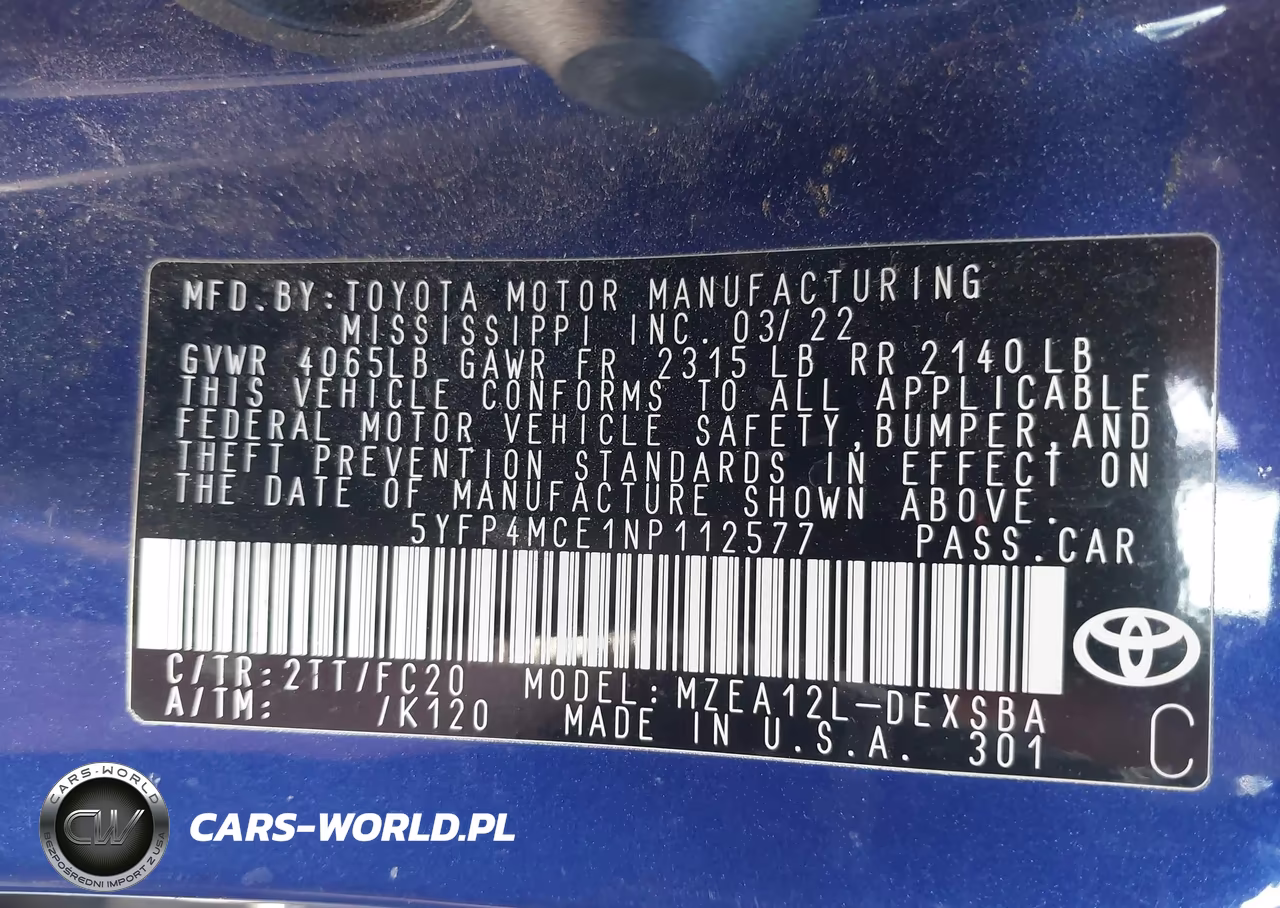 2022 Toyota Corolla Se VIN:5YFP4MCE1NP112577 - 9