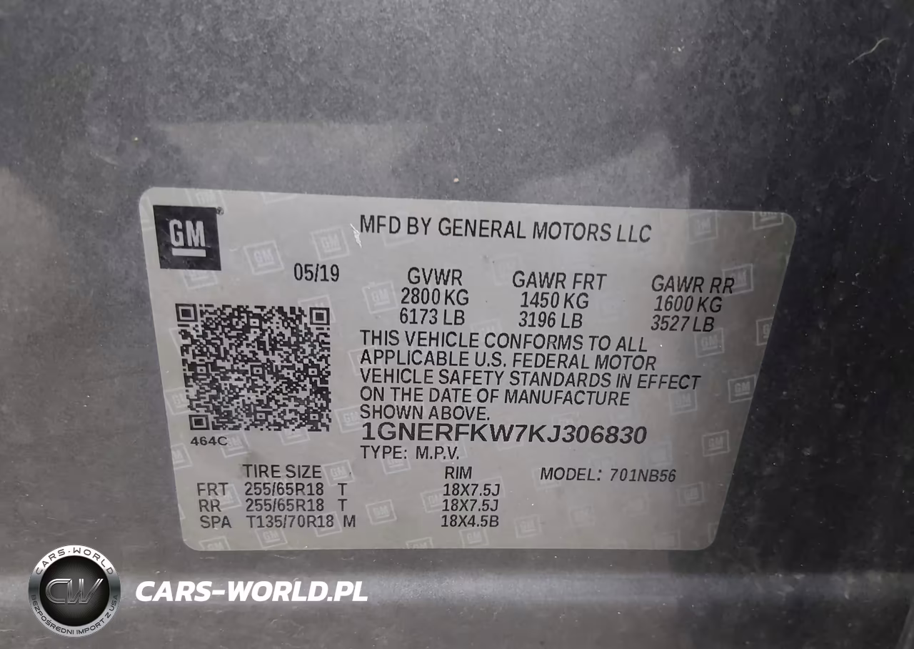 2019 Chevrolet Traverse Ls VIN:1GNERFKW7KJ306830 - 9