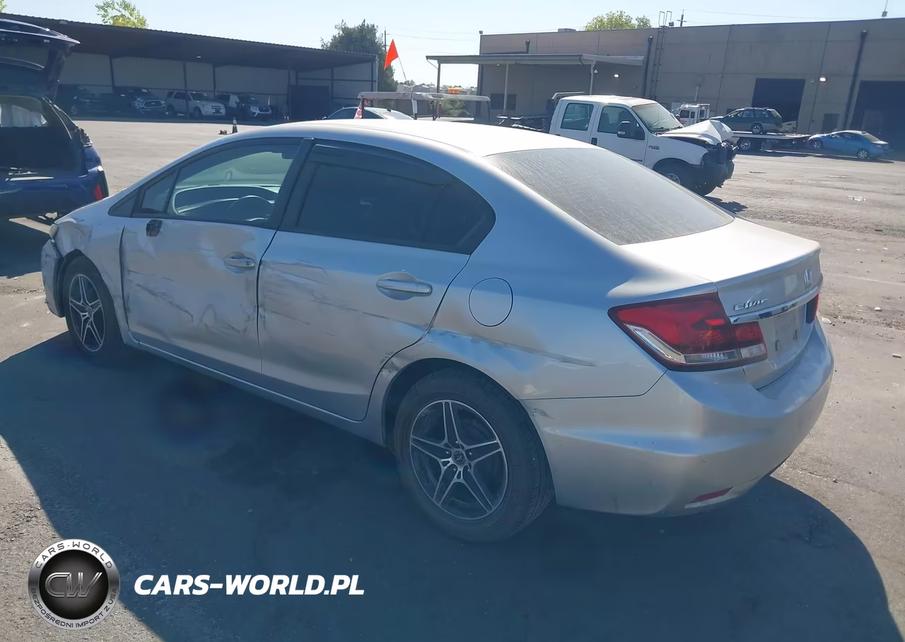2014 Honda Civic Lx VIN:19XFB2F57EE237733 - 3