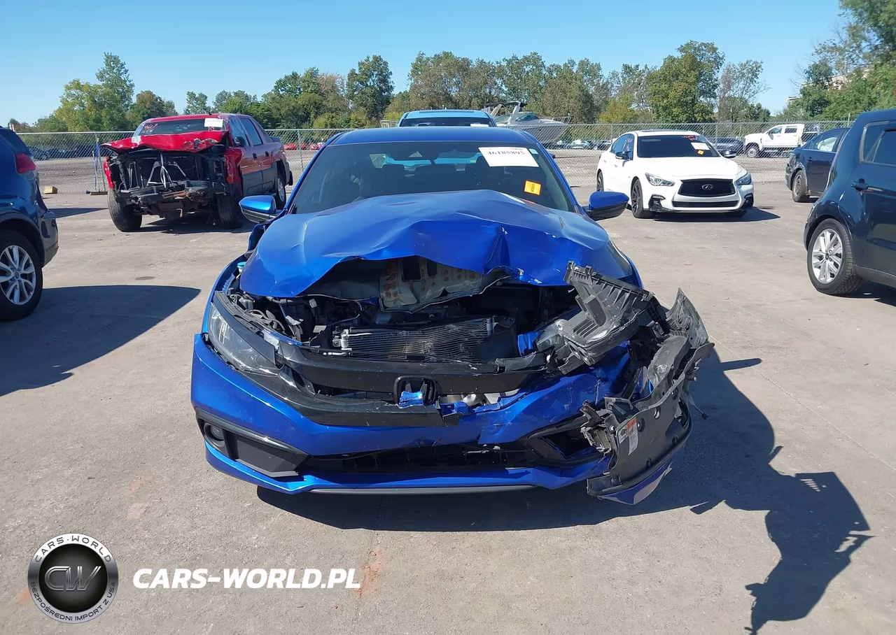 2020 Honda Civic Sport VIN:19XFC2F88LE029378 - 12