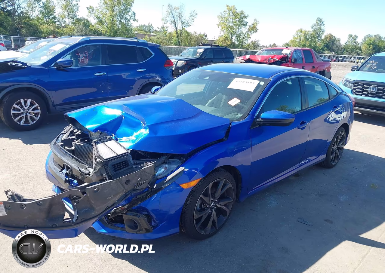 2020 Honda Civic Sport VIN:19XFC2F88LE029378 - 2