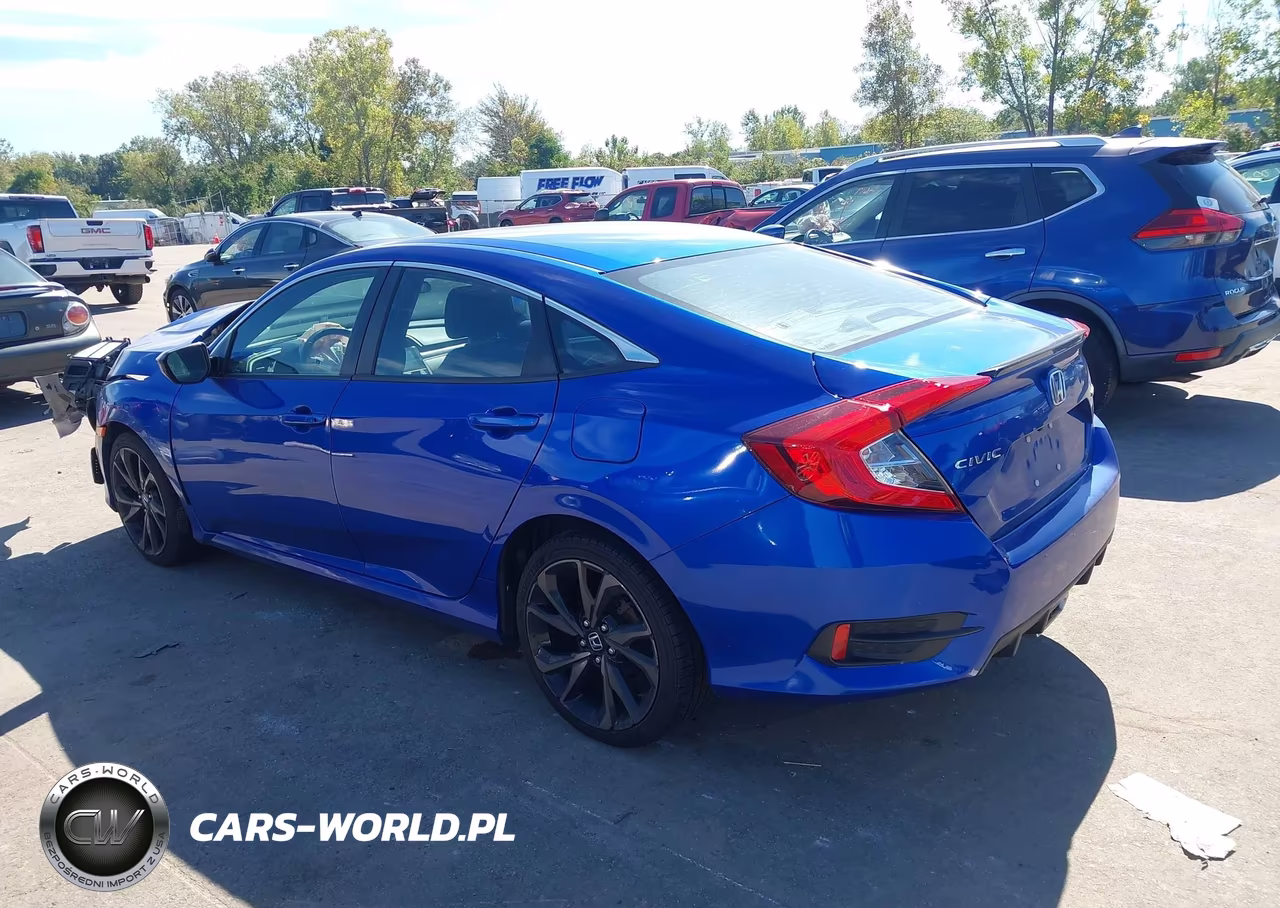 2020 Honda Civic Sport VIN:19XFC2F88LE029378 - 3