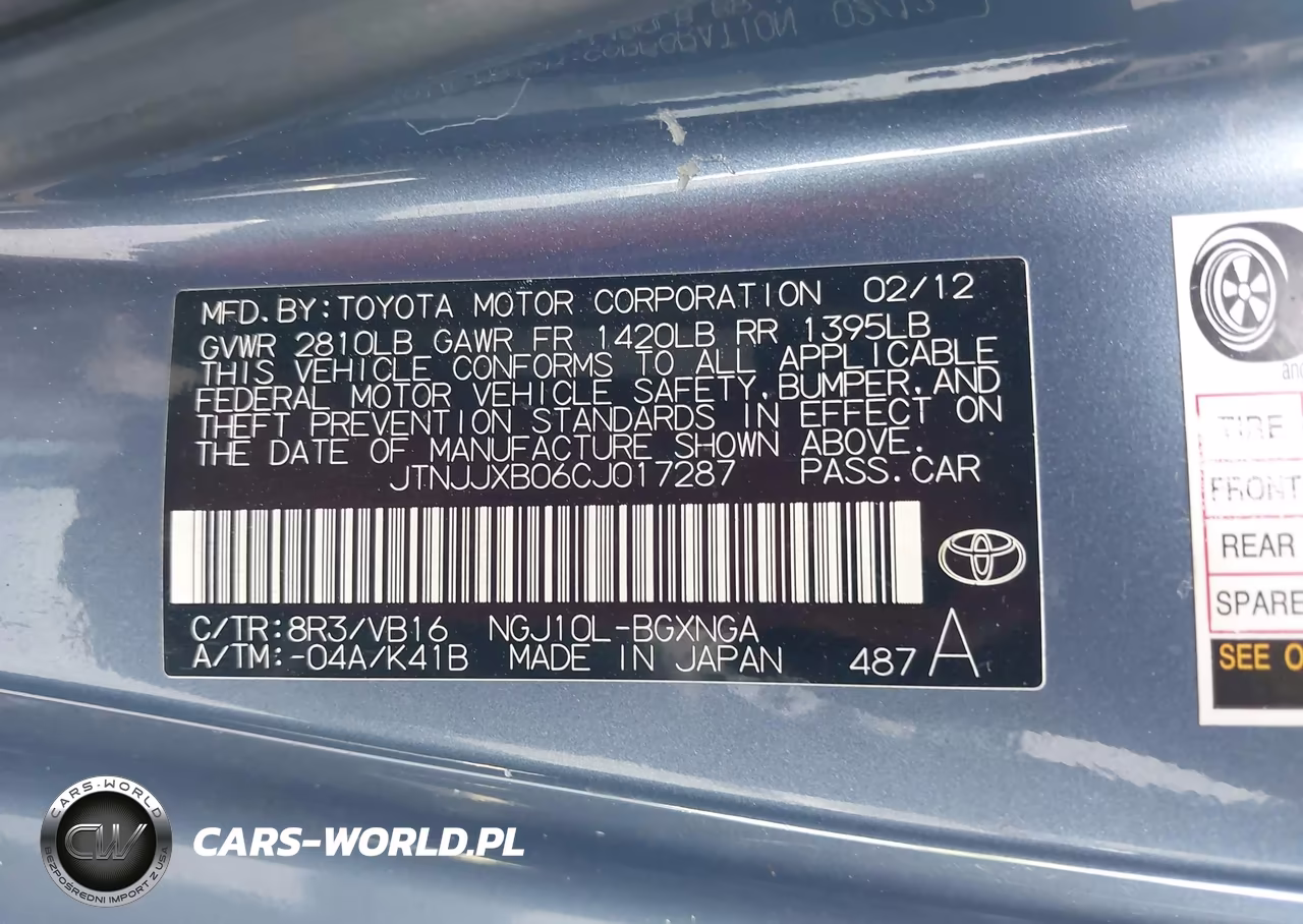 2012 Scion Iq VIN:JTNJJXB06CJ017287 - 9