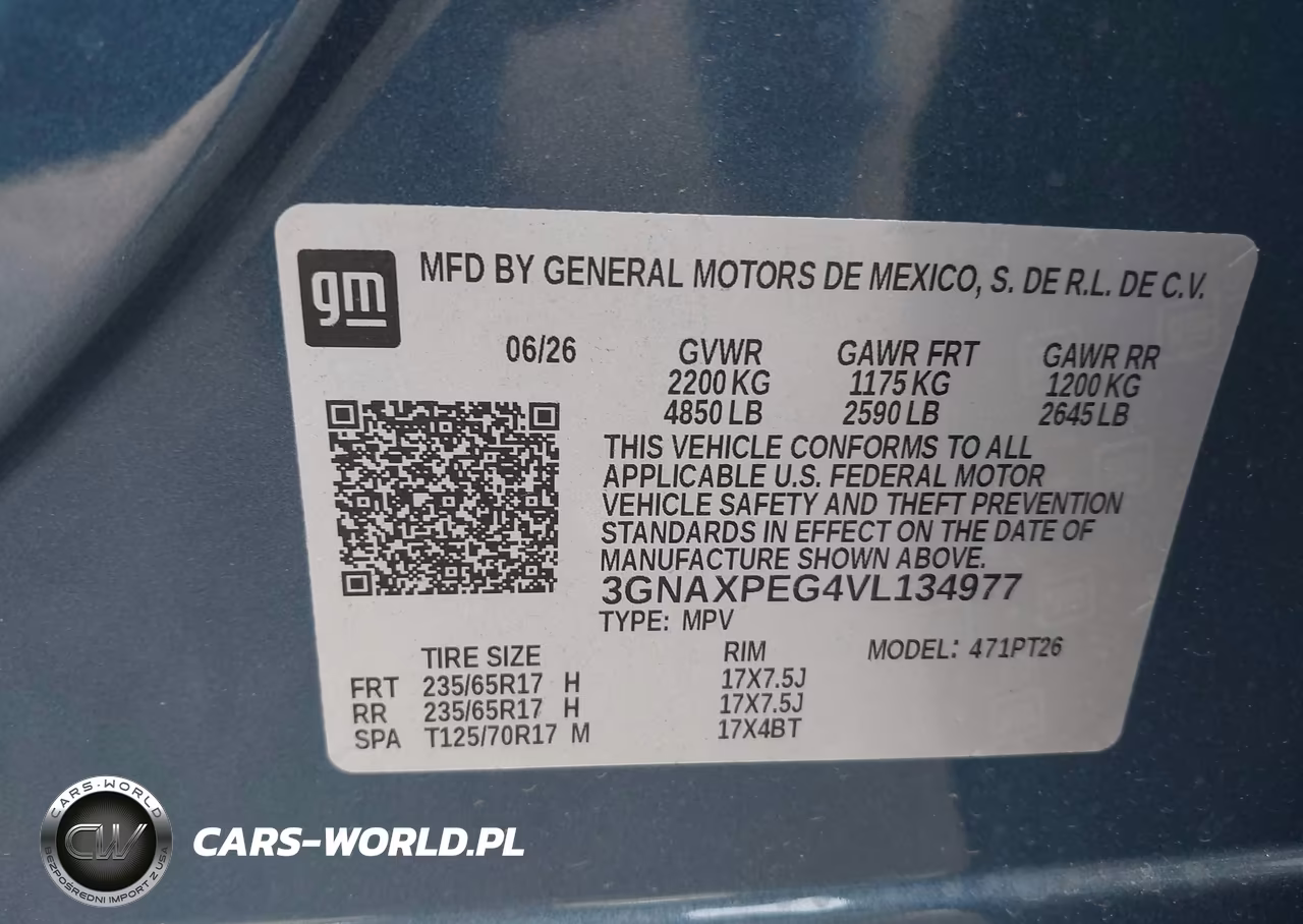 2027 Chevrolet Equinox VIN:3GNAXPEG4VL134977 - 9