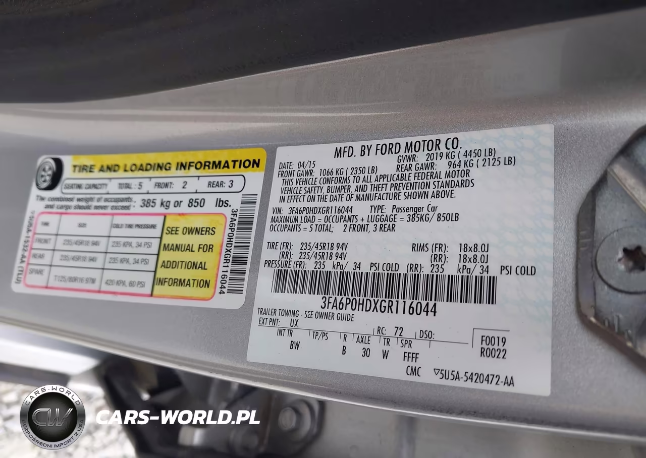 2016 Ford Fusion Se VIN:3FA6P0HDXGR116044 - 9