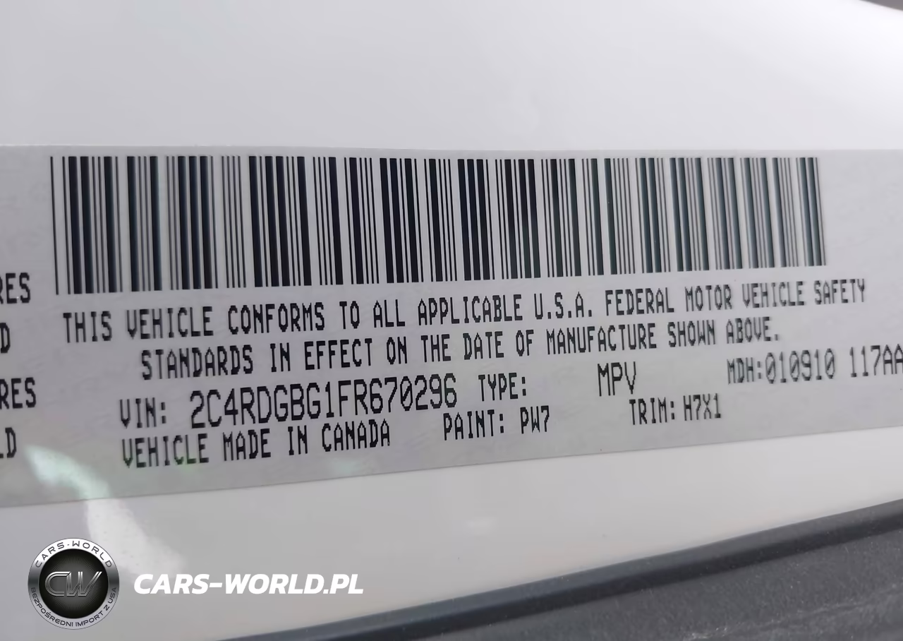 2015 Dodge Grand Caravan Se VIN:2C4RDGBG1FR670296 - 9