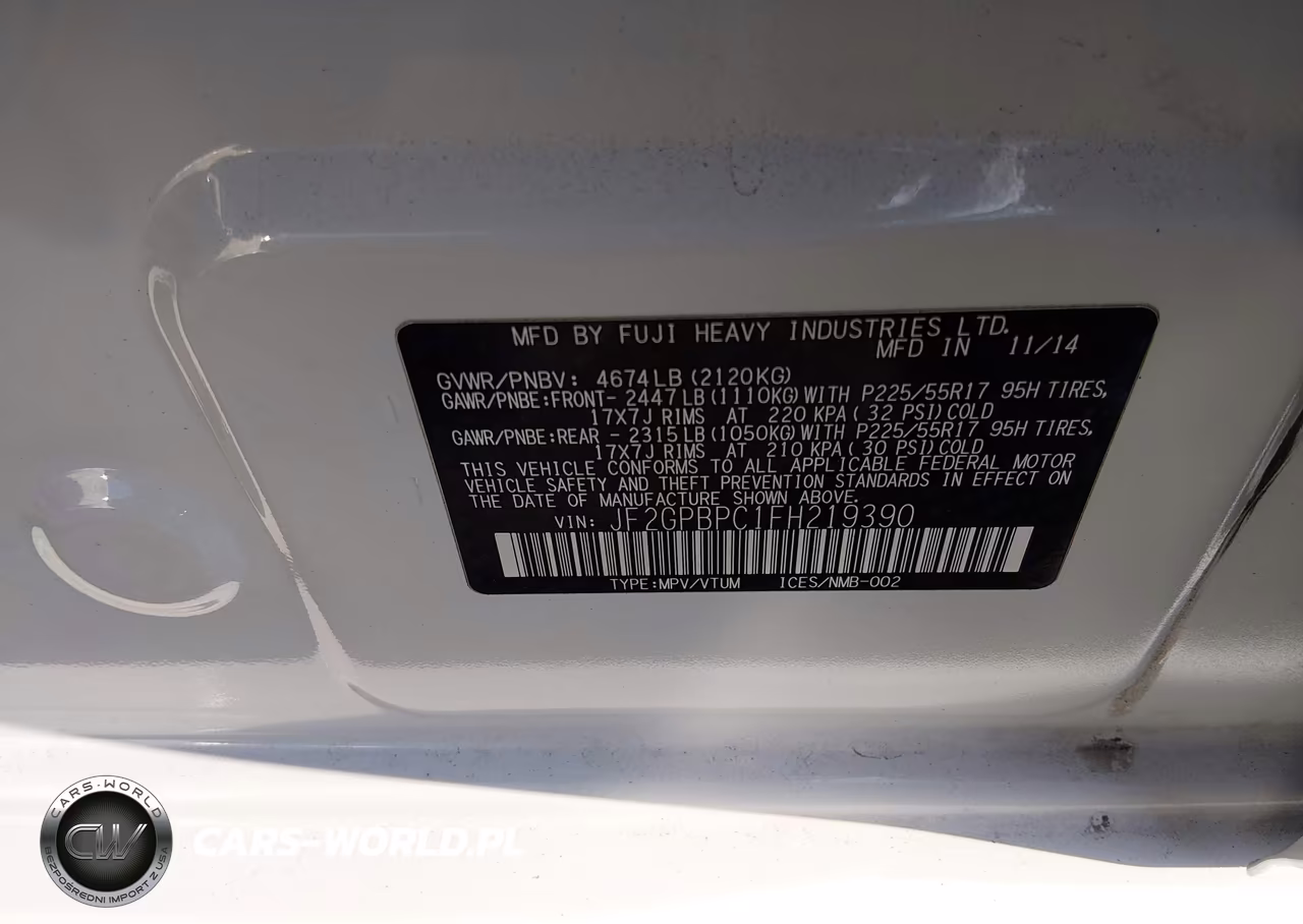 2015 Subaru Xv Crosstrek Hybrid Touring VIN:JF2GPBPC1FH219390 - 9