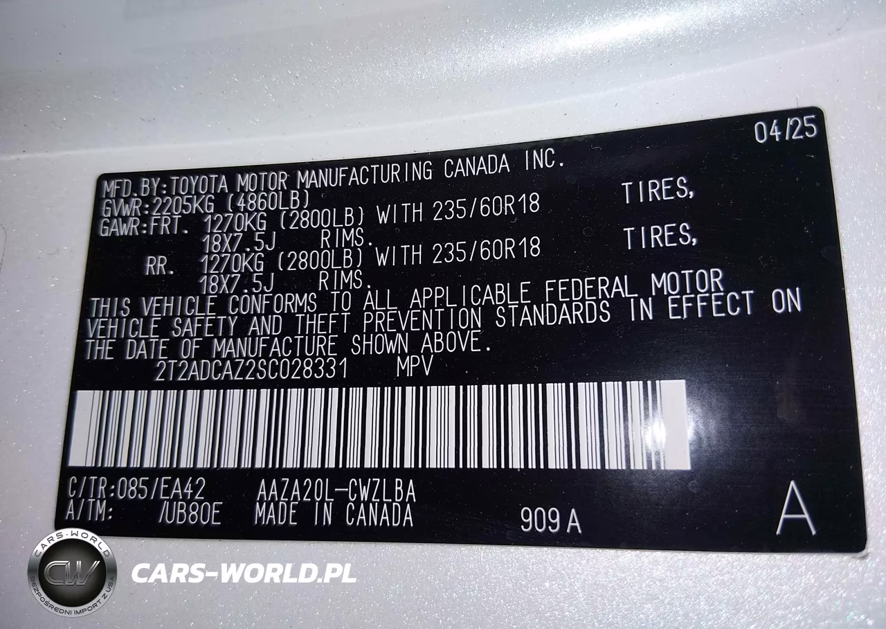 2025 Lexus Nx 250 VIN:2T2ADCAZ2SC028331 - 9