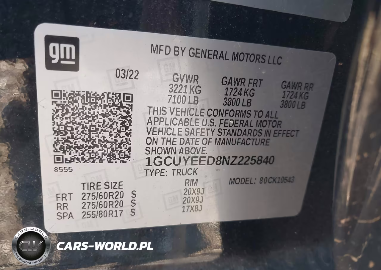 2022 Chevrolet Silverado 1500 Ltd 4Wd Short Bed Rst VIN:1GCUYEED8NZ225840 - 9