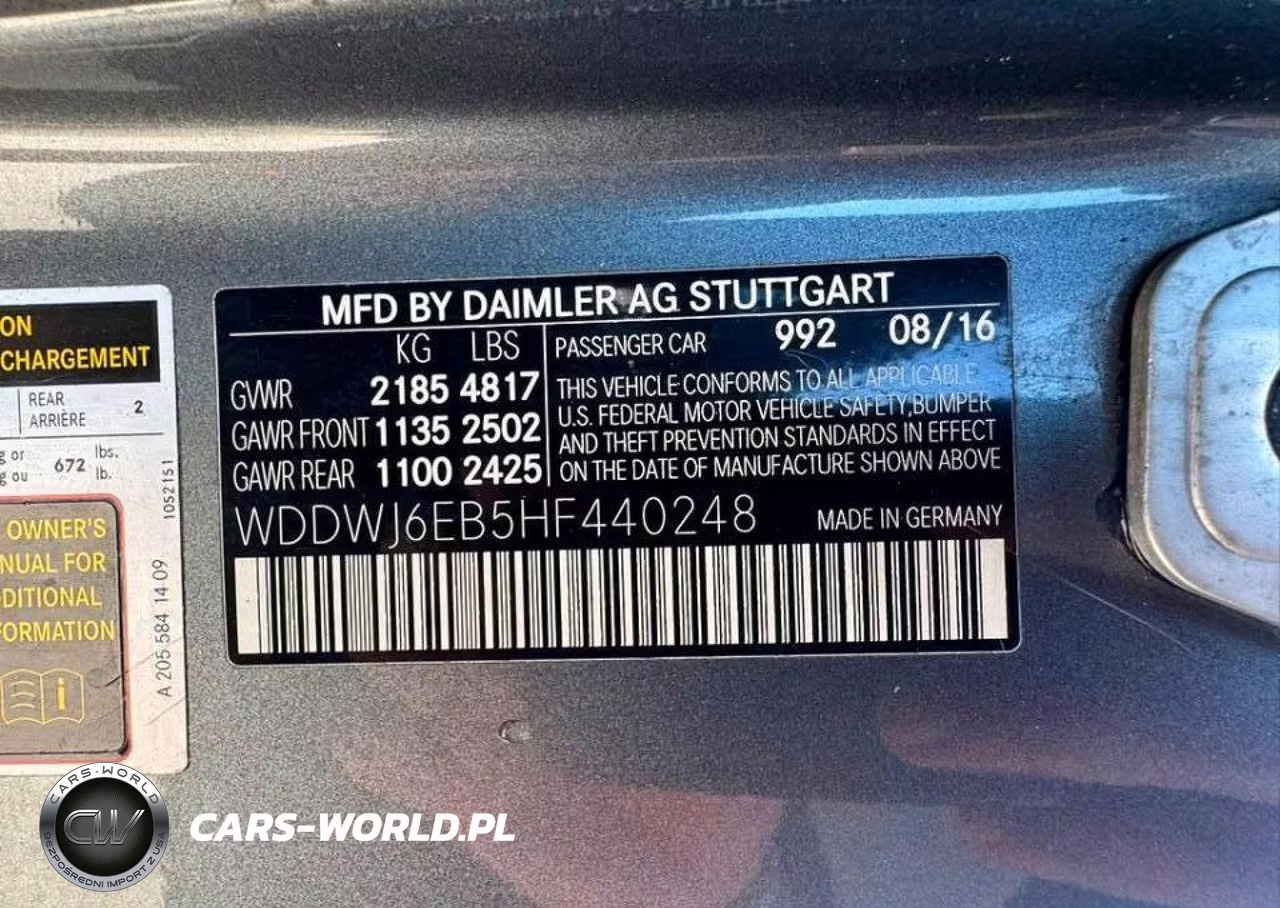 2017 Mercedes-Benz C 43 4Matic Amg VIN:WDDWJ6EB5HF440248 - 9