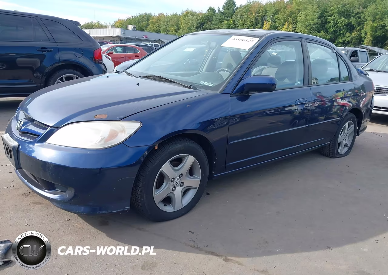2004 Honda Civic Ex VIN:2HGES26784H582156 - 2