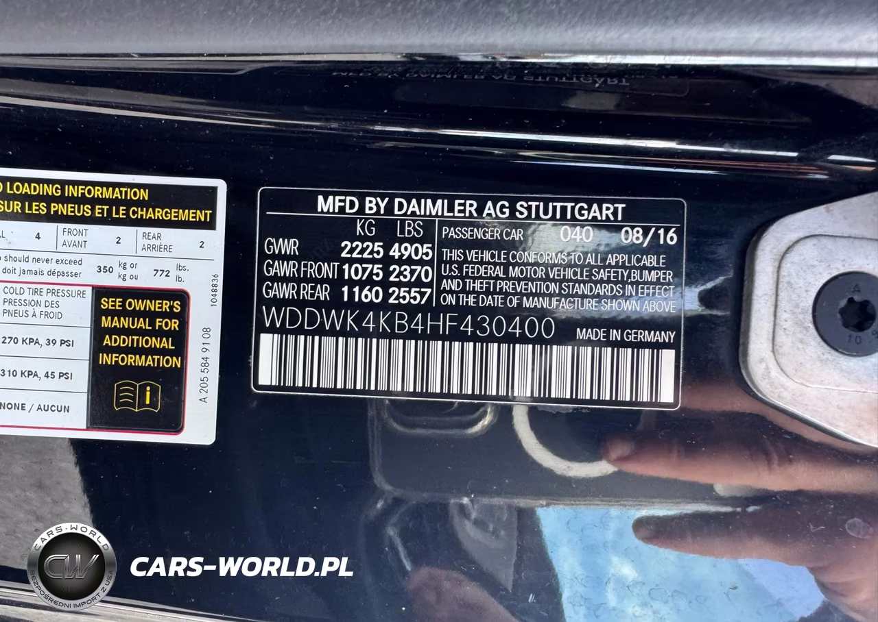 2017 Mercedes-Benz C 300 4Matic VIN:WDDWK4KB4HF430400 - 9