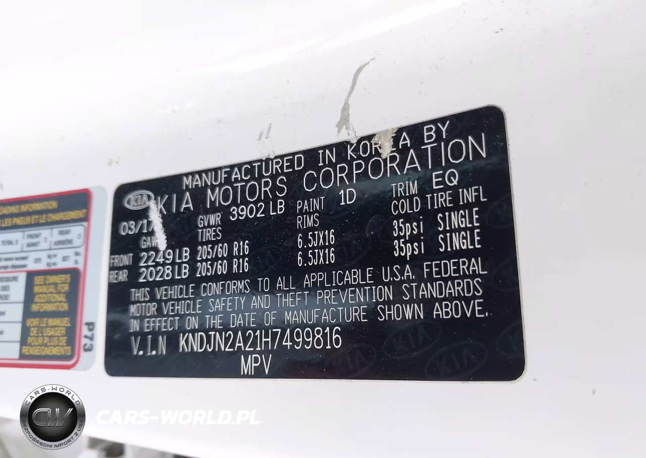 2017 Kia Soul VIN:KNDJN2A21H7499816 - 9