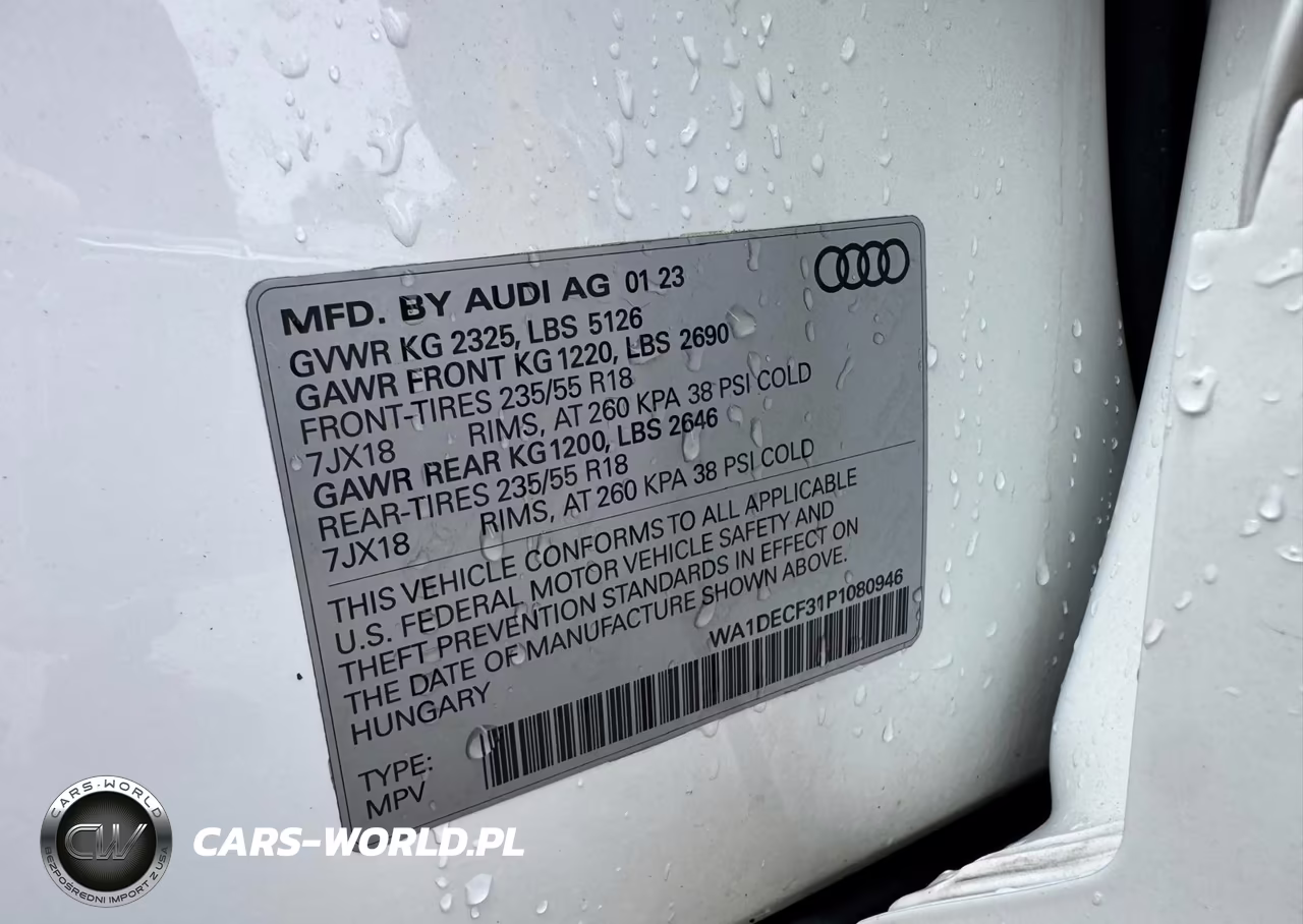 2023 Audi Q3 Premium S Line 45 VIN:WA1DECF31P1080946 - 9